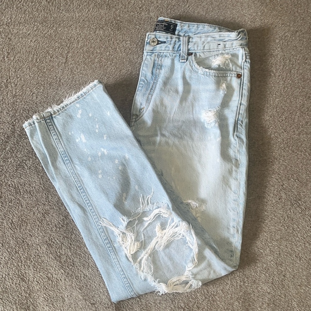 A&F Distressed Jeans